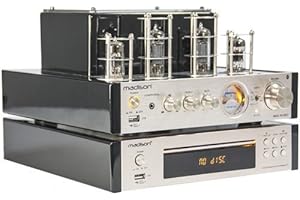 Madison Retro Valve Tube CD Player Tuner Amplifier Hifi Sound Speaker System Kit
