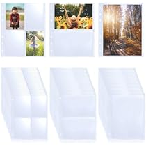 BOHUIZ 30 Stück Sammelkartenhüllen - 3 Stile Für A5 Ordner Und Fotokarten