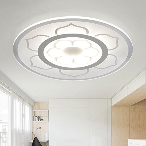 Preisvergleich Produktbild Deckenleuchten Lotus Ultra d¨¹nn LED modern Einfach Runden Schlafzimmer Lichter Wohnzimmer Restaurant Studie Balkon , white , 20cm