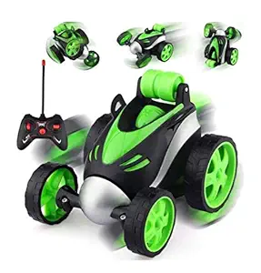 PASCOL Remote Control Car RC Stunt Vehicle 360?Rotating Rolling Radio Control Electric Race Car Boys Toys Kids Gifts Light (Multicolor) (Small)