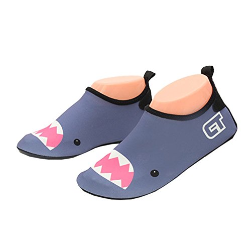 iBaste Wassersportschuhe Kinder Wasserschuhe Strandschuhe Badeschuhe Surfschuhe Tanzschuhe Aquaschuhe für Jungen und Herren Rutschfeste Gummisohle Super leicht und Sehr gut gedämpft - 2