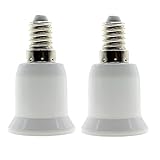 DATEN:Typ: Brandschutz E14 Fassung auf E27 Lampensockeladapter Adapter.Außen Anschluß : E14. Innen Anschluß : E27. Größe: 6.5cm*4cm.