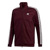 Dobladillo acanalado adidas Beckenbauer TT, Chaqueta Chándal para Hombre, Hombre, DH5830, Maroon, X-Large