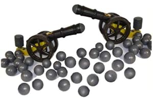 koenig-tom Bällebad24-2X Kanone f. Bällebad Bälle Ballkanone Bällebadkanone Kanone im Set inkl. 150 Kanonenkugeln,