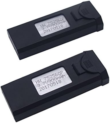 Wwman 2PCS 3.7V 900mAh 30C battery Accessory for XS809 XS809HC XS809HW XS809W Foldable RC Quadcopter Drone Spare Parts
