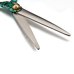TOOGOO(R)New Professional Hairdressing Cutting Thinning Stainless Steel Scissors 2PCs Set Green - Image 3