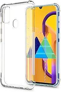 VALUEACTIVE Accessories For All Back Cover for Samsung Galaxy M21 / M30S (Plastic_Transparent)