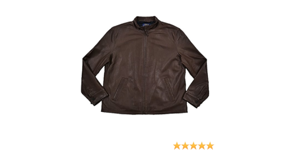 polo leather jacket
