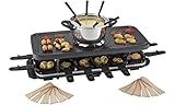 fondue raclette bruxelles Cocina saludable; Tapa antiadherente para una cocción más saludable sin necesidad de mantequilla o aceites