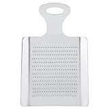 Fácil de usar: el diseño ergonómico utiliza un apalancamiento para acomodar incluso el ajo sin pelar con facilidad.