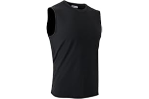 MeetHoo Canotta Sportiva Uomo Tank Top Senza Manica Canotte Palestra Maglia Senza Maniche Girocollo Sport Sportivi Estiva Bodybuilding per Running Gym Corsa