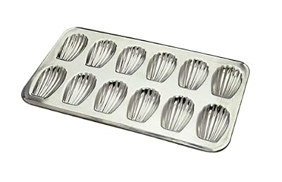 Gobel 164710 Moule / plaque de 12 Madeleines Fer Blanc