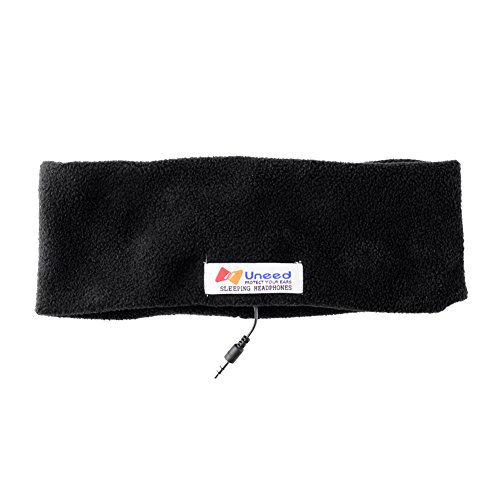 AFUNTA sonno Cuffie stereo per cuffie + morbido pile paraorecchie cuffie più comoda per Sleeping - Perfetto Accessori per Air Traveling