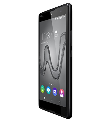 Wiko Robby Smartphone (13,9 cm (5,5 Zoll) Display, 16 GB interner Speicher und 1 GB RAM, Android 6 Marshmallow) schwarz