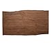 Produktbild DELIFE Tischplatte Live-Edge Baumtisch 200x100x5,5 Akazie Braun Holzplatte Massiv