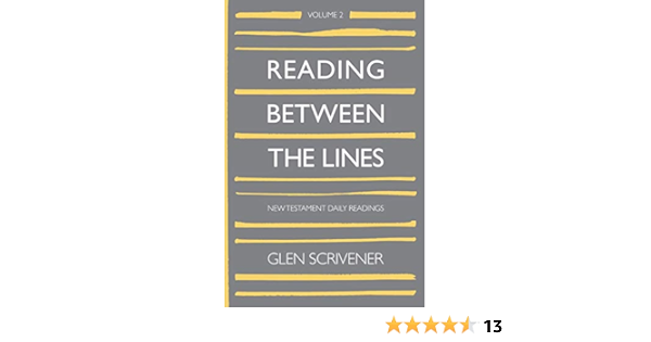 Reading Between The Lines Volume 2 Amazon Co Uk Glen Scrivener Books