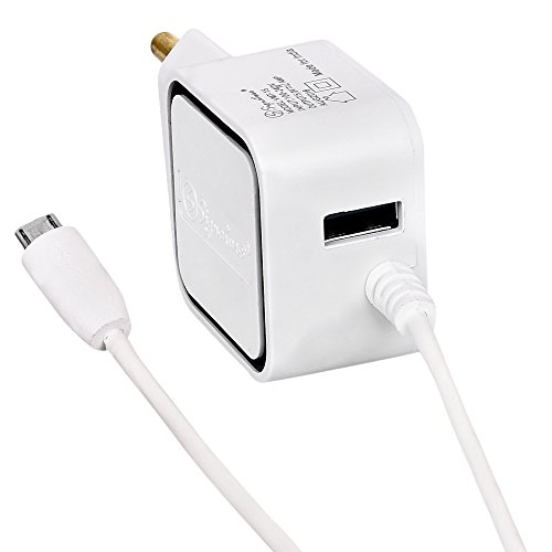 Signature Brand Samsung Galaxy J7 Compatible 2 in 1 VMT-15 High Speed Charger + USB Adapter ( 2.0Amp Output ) For Samsung, Xiaomi, Lenovo, HTC (White) RS.275 (61.00% Off) - Amazon