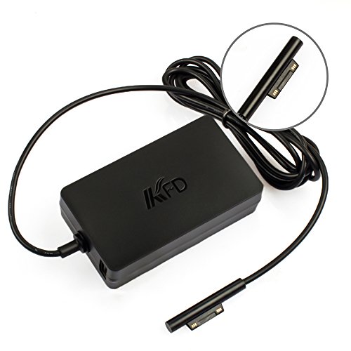KFD Netzteil 12V Surface Ladekabel Ladegerät für Microsoft surface pro 4, surface pro 3, Microsoft Surface Pro 3, surface pro 4, surface 3 1625 Intel Core i5 i7 Tablet Windows Surface / Windows Tablet surface pro 3 ladekabel + 5V USB für iPhone Samsung Galaxy HTC Sony Nokia Google LG GPS AC Adapter