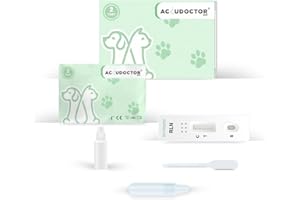 ACCUDOCTOR CHECK TEST 2 Accudoctor Test de grossesse pour chien détection de l'hormone relaxine RLN. Pour vétérinaires et éleveurs de chiens. Test de grossesse pour chien grossesse chez le chien pregnancy test dogs 2 TEST