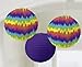 Produktbild 3 Stück LAMPIONS - REGENBOGEN -
