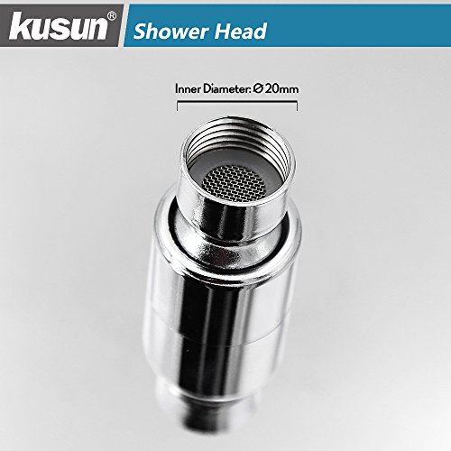Kusun® 10″ Ultra Dünn Niederschlag Duschkopf Polierte SUS 304 Edelstahl Fixed Mount Mit Drehbaren G1/2 Metall Ball Stecker Quadratische DP10 - 4