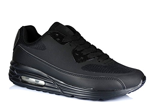 womens all black running trainers