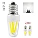 Produktbild 1819 E12 LED Lampe, 2W LED Birnen, Ersatz für 20W Halogen Lampen, globaler 360° Abstrahlwinkel kühles Weiß 6000K AC220-240V 200lm CRI >80, 2 Pack