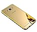 IND Combo Pack Acrylic Mirror Back Cover with Case for Samsung Galaxy J3 2016 - Gold With Free Tempered Glass Screen Protector(Combo Offer) RS.260.00