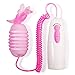 Produktbild CCDZ Liebhaber Spaß Springendes Ei Weiblich Mini Vibrierend Ein V Stock Stumm Schwingstab Massage Klitoris G Punkt Höhepunkt Masturbationsgerät Erwachsene Produkte,Pink
