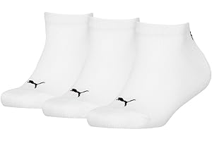 PUMA 194010001 Chaussettes de baskets Mixte enfant (lot de 3)