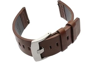 INF Skórzany pasek do zegarka 24 mm do smartwatchów Suunto 9 i Fossil