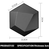 Tamaño: 12.5*21.8*25CM Pegatinas De Pared De Pvc Negro Imitación Creativa Moderna 3D Patrón Ladrillo 12.5*21.8*25Cm Pared Panel Para Cubierta Salón Dormitorio Cocina Habitación Niños Protector Solar Resistente Al Agua