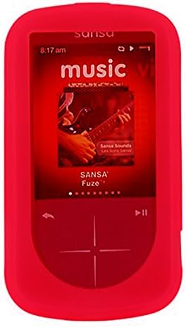NEW Shocking Pink Silicone Skin for SanDisk Sansa Fuze Plus+ Case MP3 Fuse Cover Holder