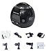 Produktbild NORTH EDGE Mini 360 Grad Panorama Kamera 3D VR Live Video Vollansicht Aktion Sport Kamera 220 Weitwinkel Wasserdichte DV HD 2448P Drahtlose Wifi 30fps 16MP DV Camcorder Schwarz