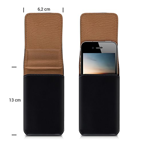 kwmobile Funda para Smartphones - Carcasa con Clip de cintur n - Cover de Cuero sint tico 12 5 x 6 3 cm reviews kwmobile Funda para Smartphones - Carcasa con Clip de cintur n - Cover de Cuero sint tico 12 5 x 6 3 cm