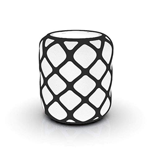 Preisvergleich Produktbild Nlkfgiujhri Intelligente Lautsprecher-Schutzhülle, Fluoreszierende Schutzhülle aus Silikon Fallschutzhüllen für Homepod (Color : Schwarz, Size : -)