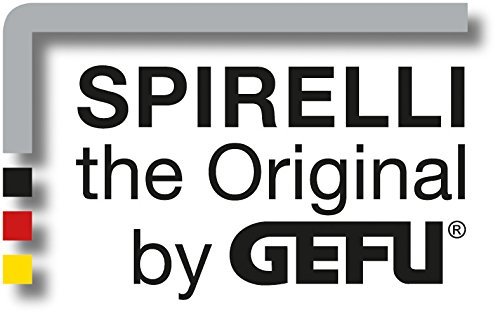 Gefu 13700 Spiralschneider SPIRELLI XL + Edelstahlstyling Universalmesser im Set - 6