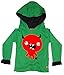 Monster Devil Hoody - Green 9 - 10 Yrs
