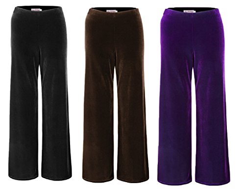 plus size velvet trousers