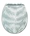 Produktbild WC-Sitz Chroma Marmor weiß/grau | Toilettensitz | WC-Brille aus Thermoplast | Edelstahl-Scharnier
