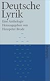 Image de Deutsche Lyrik: Eine Anthologie (suhrkamp taschenbuch)