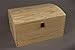 EXTRA LARGE TREASURE CHEST PLAIN WOODEN BOX WOOD KEEPSAKE MEMORY GIFT BOX DECOUPAGE CRAFT ART