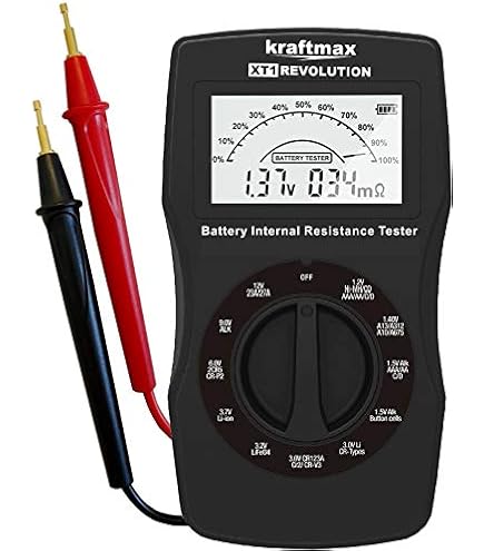 Probador De Pilas Digital LCD - Para AA, AAA, C, D, 9V Y Pilas Botón, Fácil De Usar, Sin Baterías