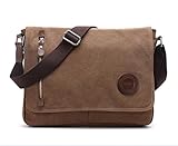 Gibgas Unisex Vintage Canvas Umhängetasche Herren...