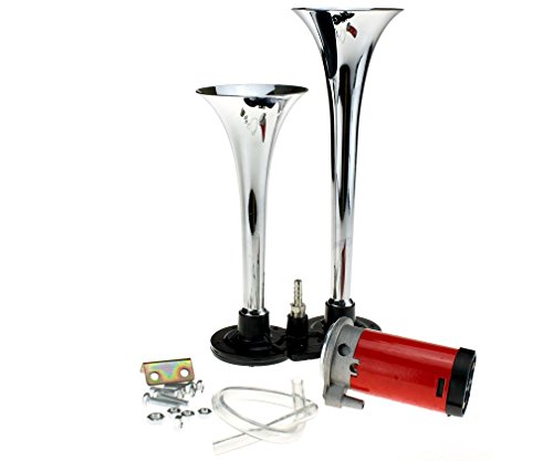 Preisvergleich Produktbild 12V 130db Super Klang Druckluft - Horn - Hupe für LKW