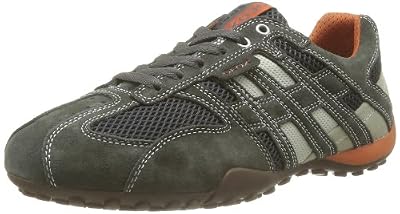 Geox Uomo Snake K, Sneakers Basses homme, Gris (C1300), 42 EU