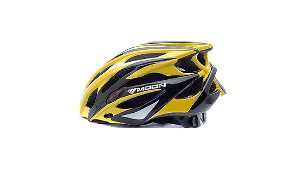 MOON BIke Casco Ciclismo Giallo+Nero PC+EPS 25 Vents MTB Casco Protettivo :  Amazon.it: Sport e tempo libero