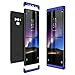 Produktbild CE-Link Samsung Galaxy Note 9 Hülle Hardcase 3 in 1 Handyhülle 360 Grad Grad Full Body Case Cover Schutzhülle Bumper - Blau + Schwarz
