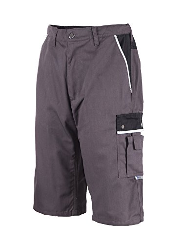 TMG® – Cargo-Shorts/Arbeitshose – strapazierfähig – für den Sommer – Grau - 3