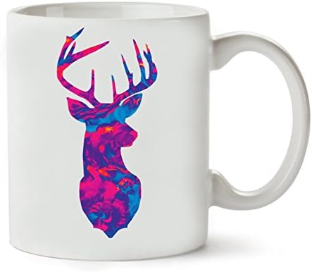 Deer On Lsd Trippy Elk Classic Tea Coffee Mug